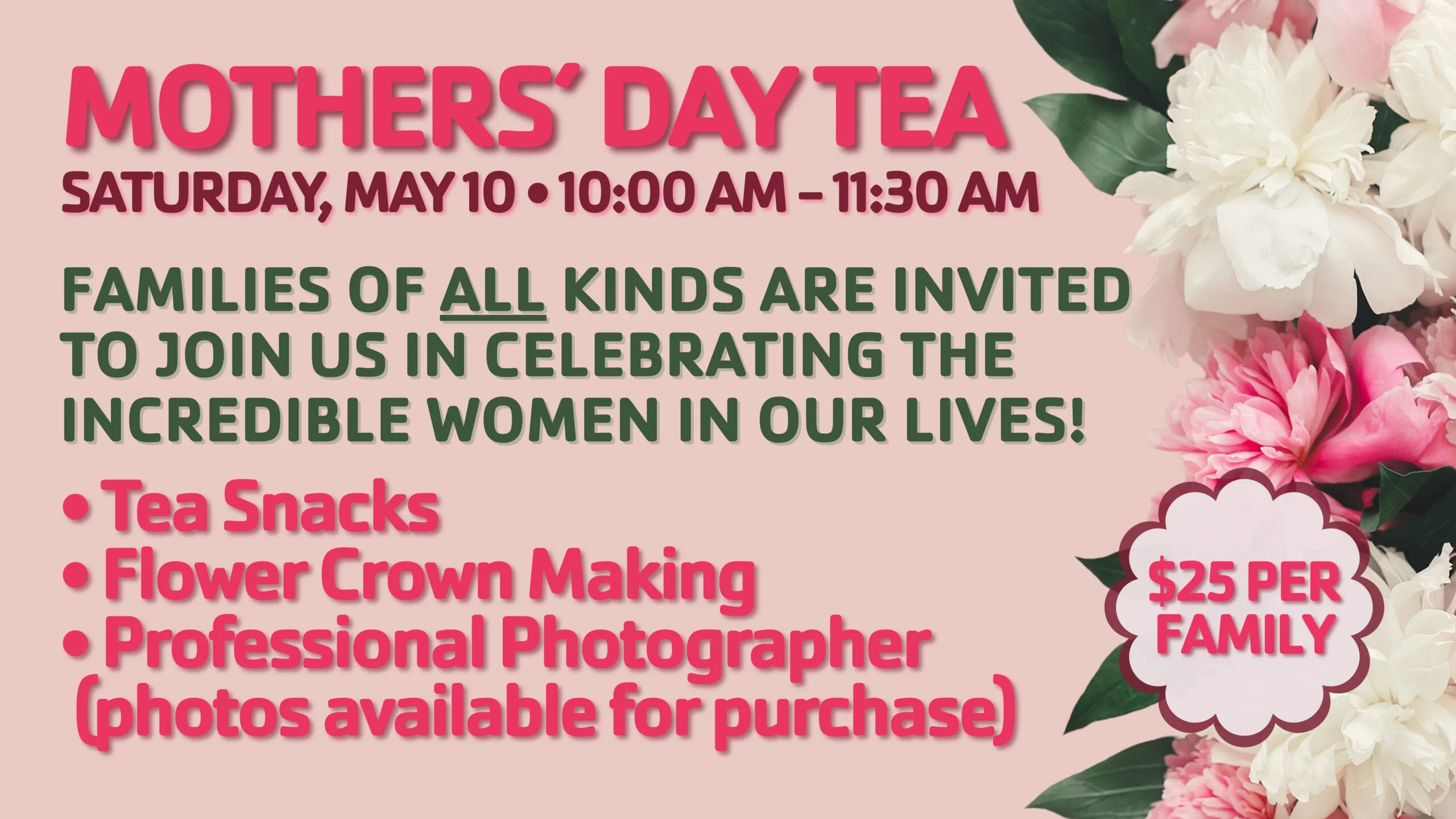 4 – Mothers’ Day Tea Party – TV